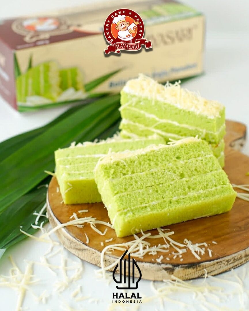 Bolu Lapis Keju Pandan