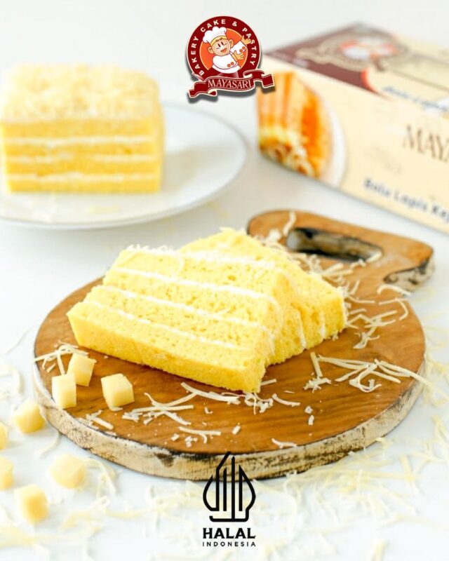 Bolu Lapis Keju Vanila