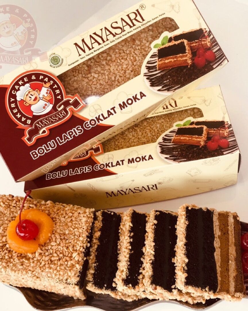 Bolu Lapis Coklat Moka