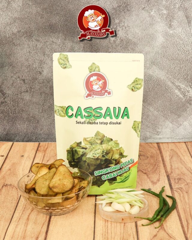 Keripik Singkong Cabai Hijau