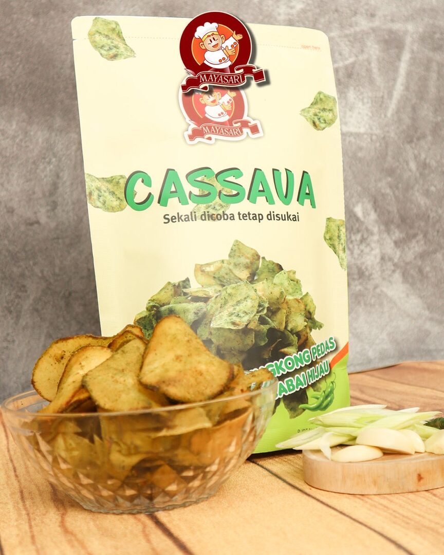 Keripik Singkong Cabai Hijau