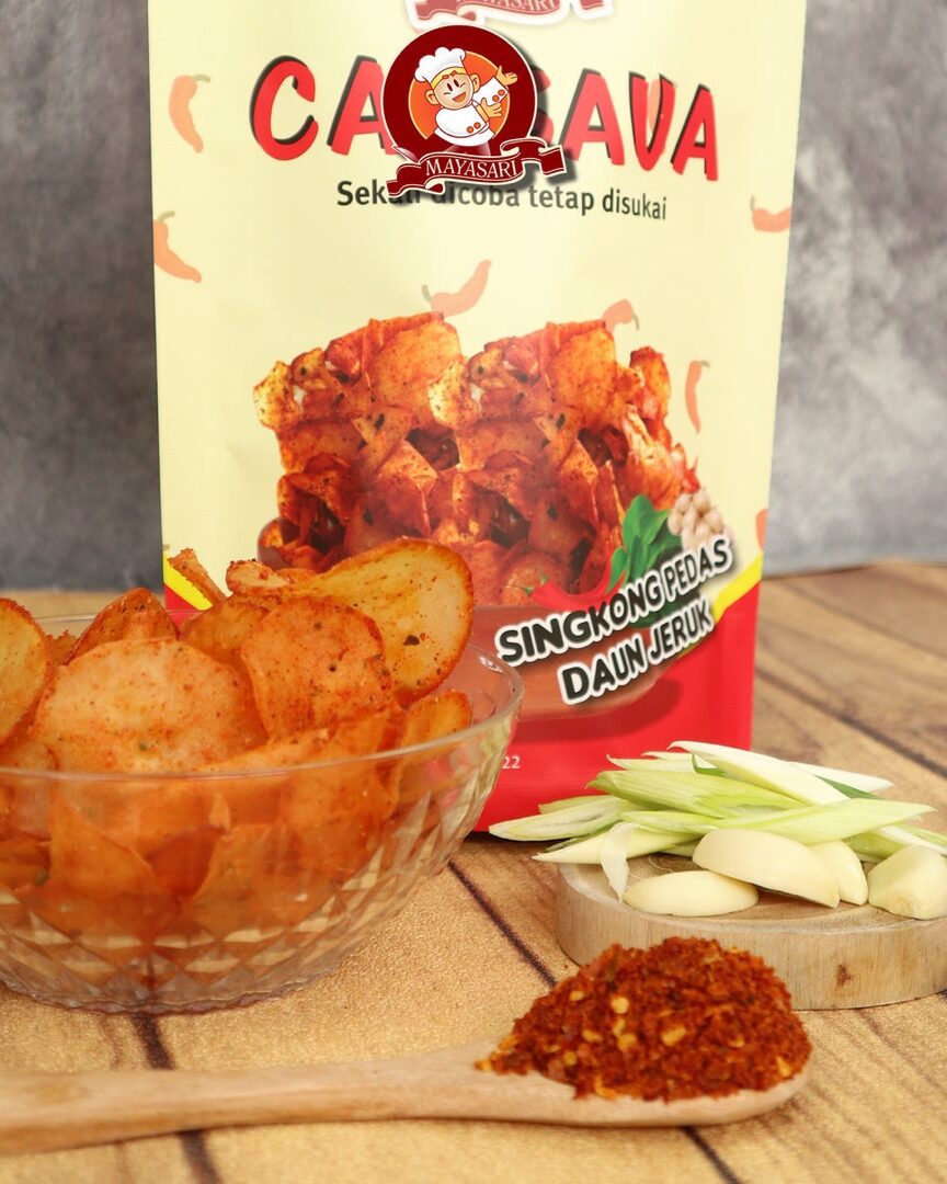 Keripik Singkong Cabai Merah