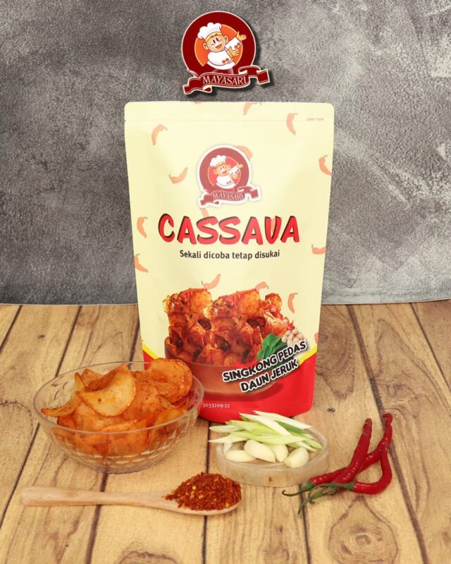 Keripik Singkong Cabai Merah