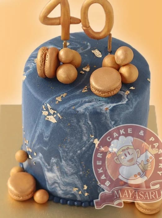 Mini Cake Golden Marble